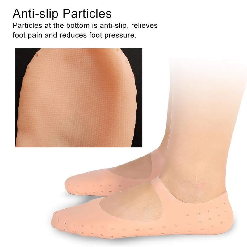 Best anti crack silicone gel moisturising socks - corn & callus care supplies | 2025 | fast shipping