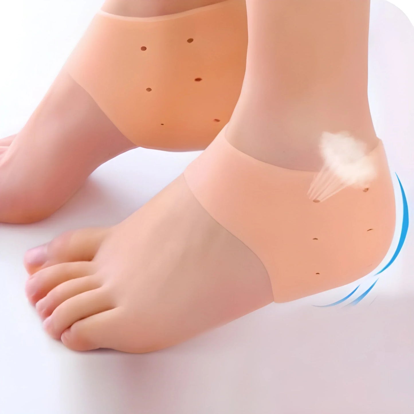 Best anti crack silicone half gel heel and foot protector - health & beauty | 2025 | fast shipping