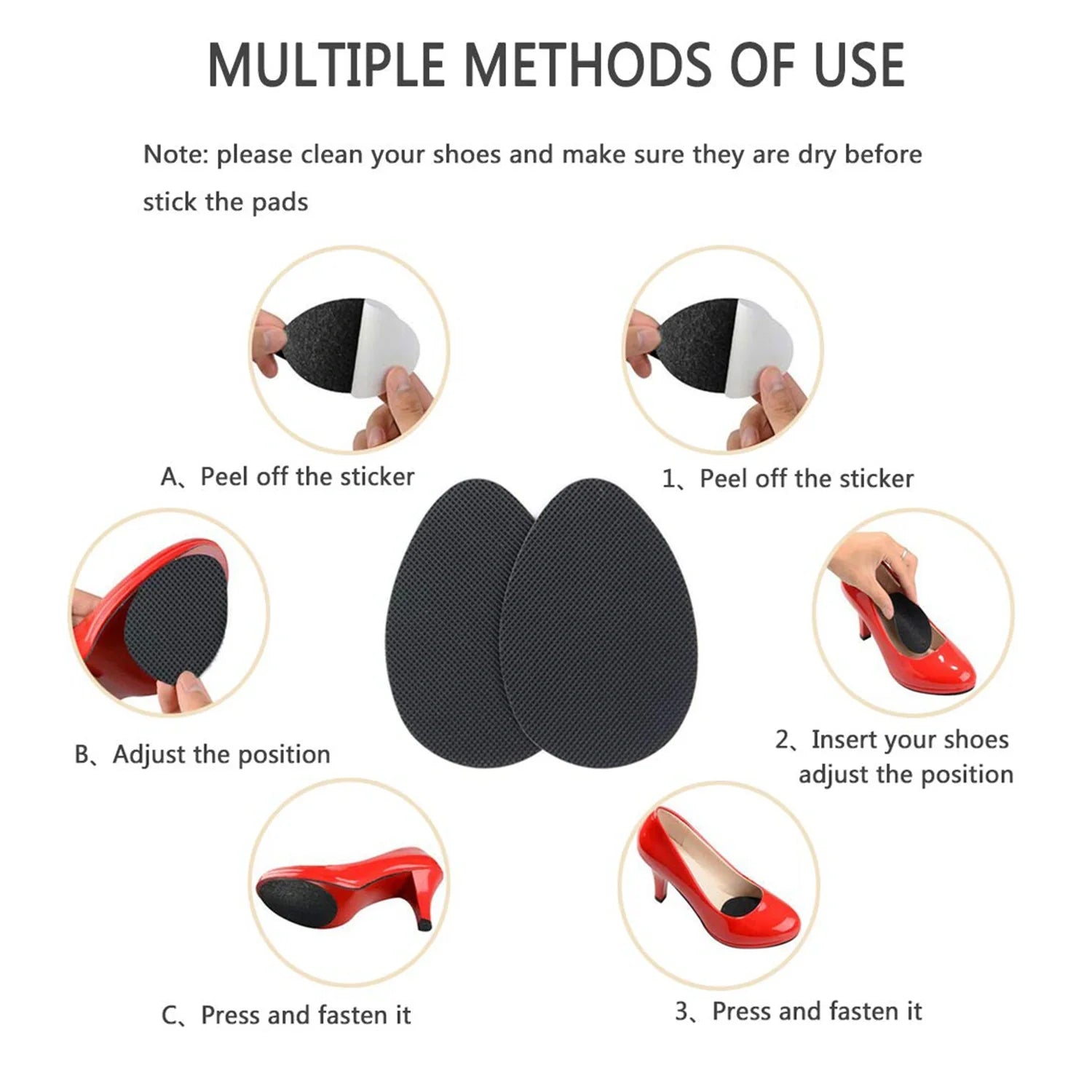 Anti-Slip Shoe Grip Pad - Health & Personal Care