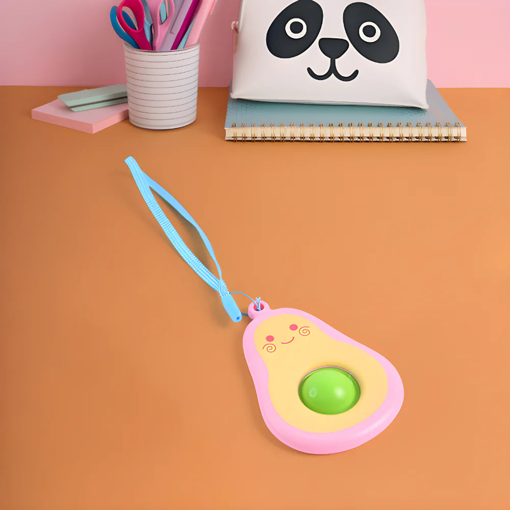Avocado Push Pop Keychain - Toys & Games