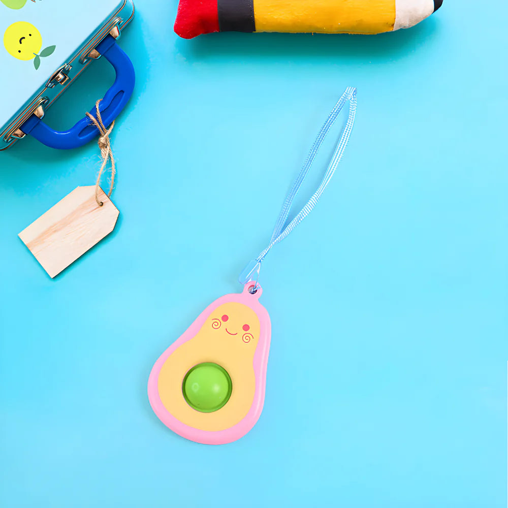 Avocado Push Pop Keychain - Toys & Games