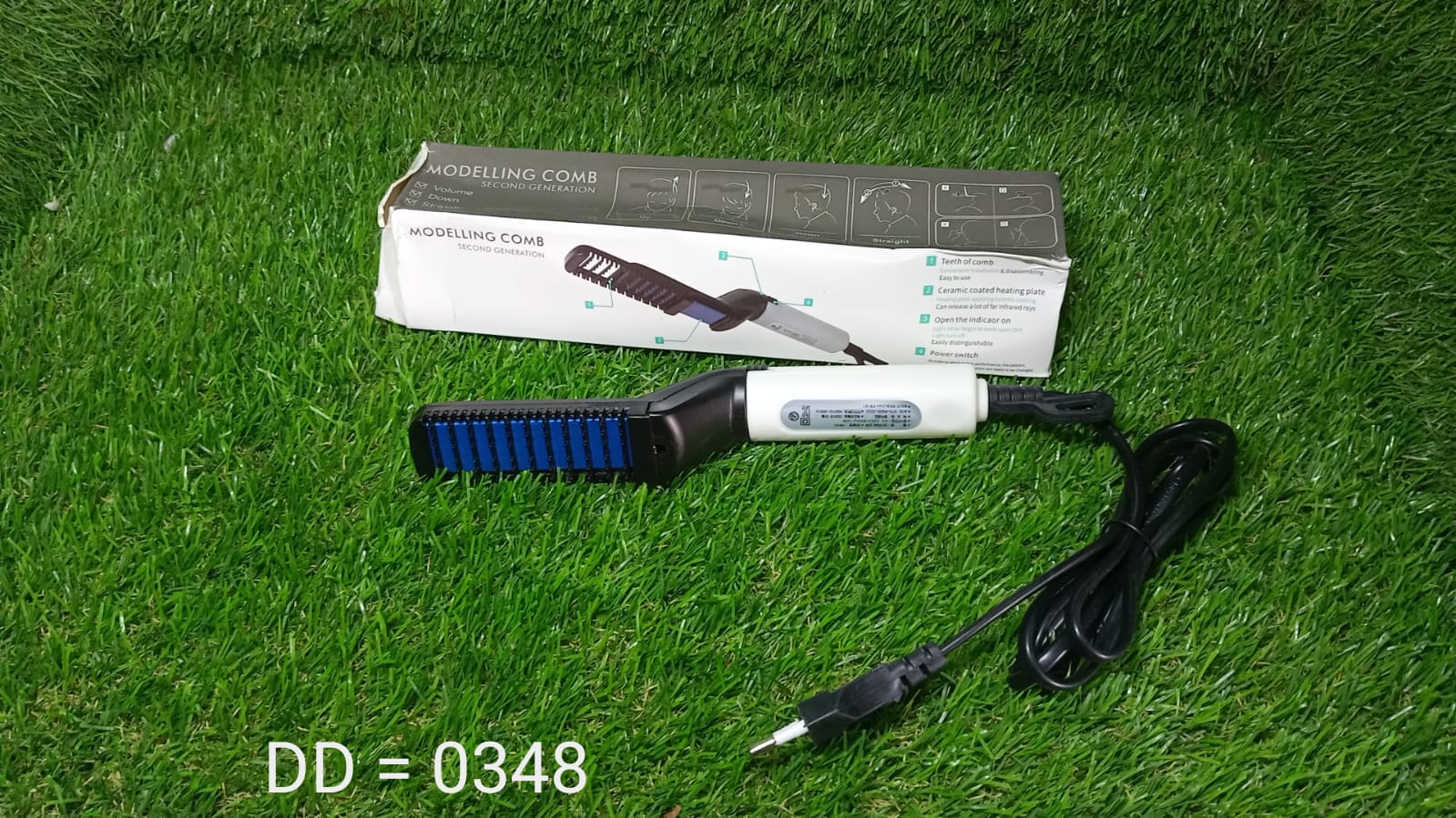 Mens Beard And Hair Curling Straightener