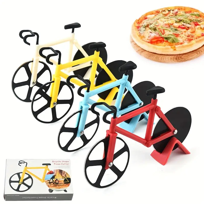 Stainless Steel Bicycle Shape Pizza Cutter - Home & Kitchen