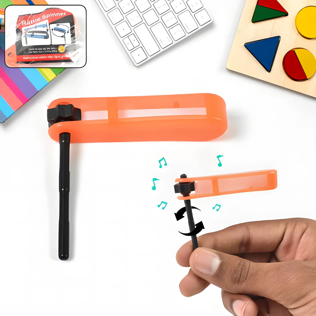 Baby Rattle Spinner Sensory Toy - Toys & Games