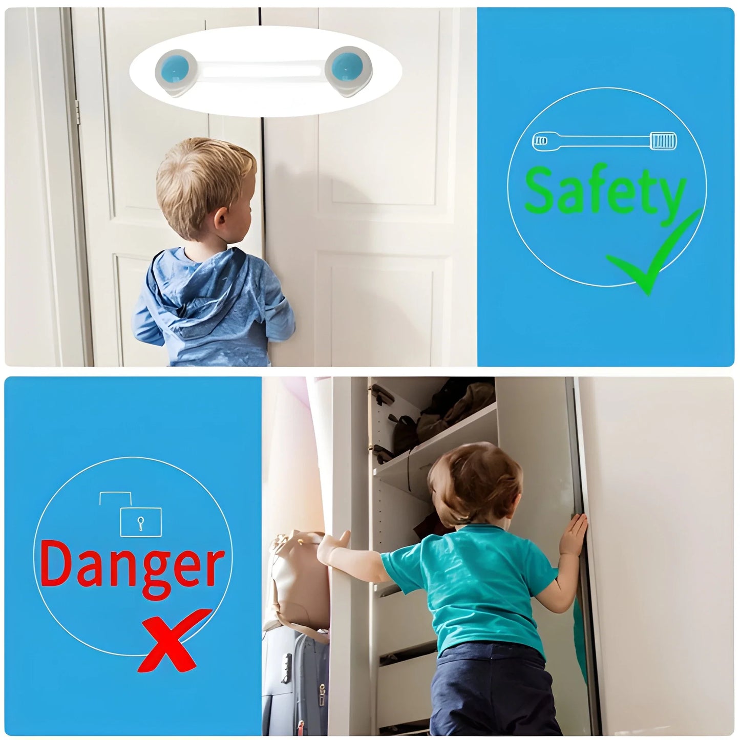 Baby Safety Strap Locks - Home Improvement