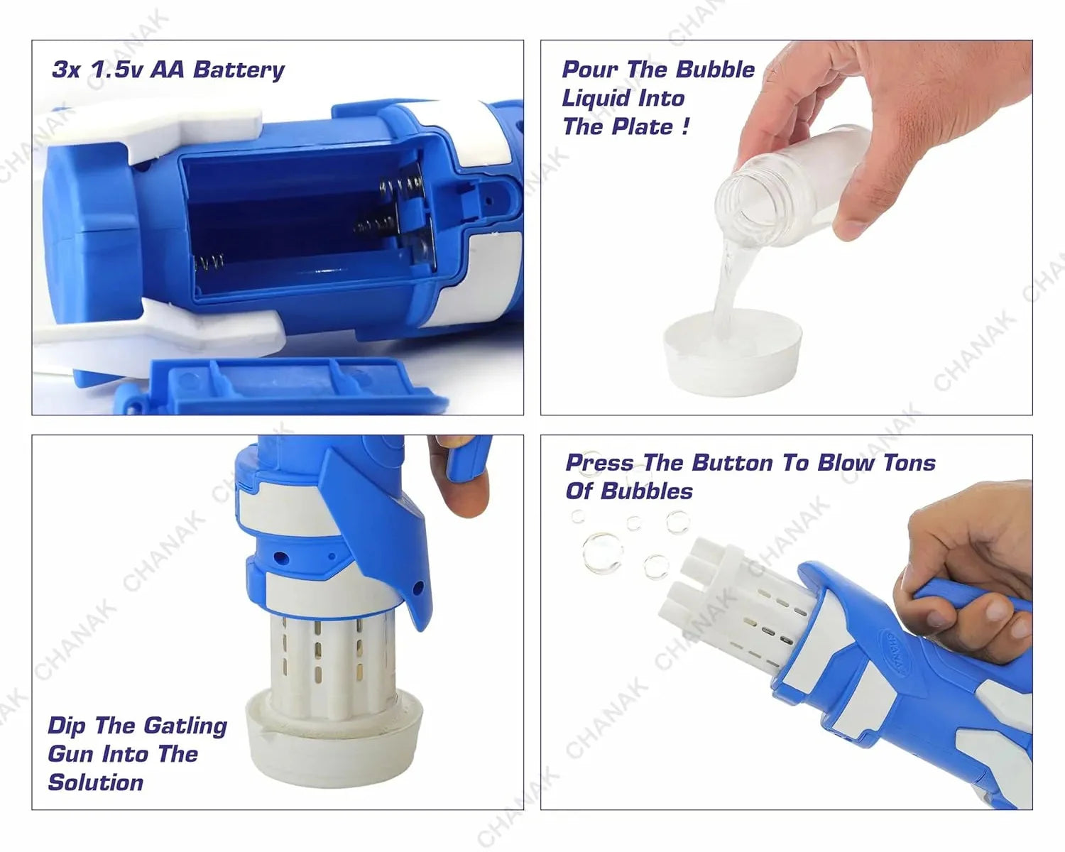 Best battery operated bubbles gun - bubble guns | 2025 | fast shipping