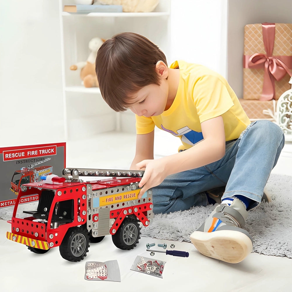 Best metal fire truck building kit - toy cars | 2025 | fast shipping