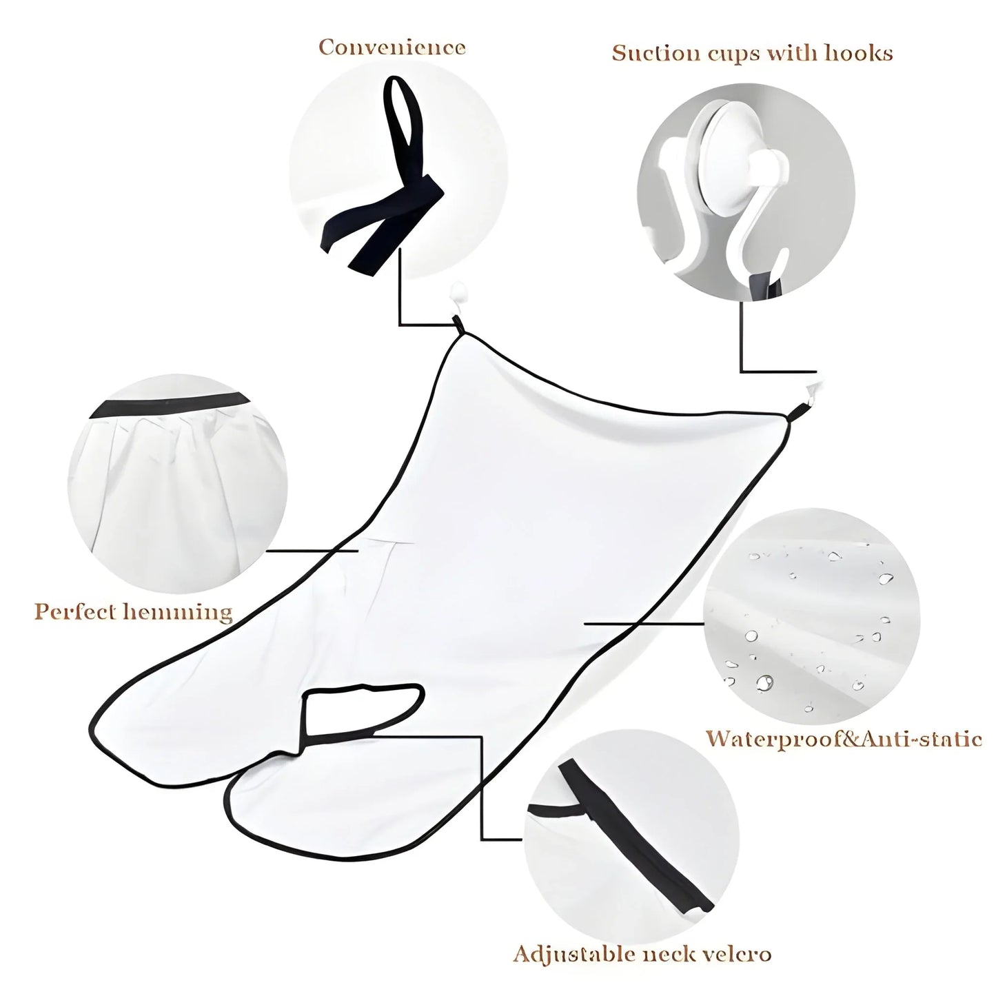 Best beard apron hair clippings catcher - health & beauty | 2025 | fast shipping