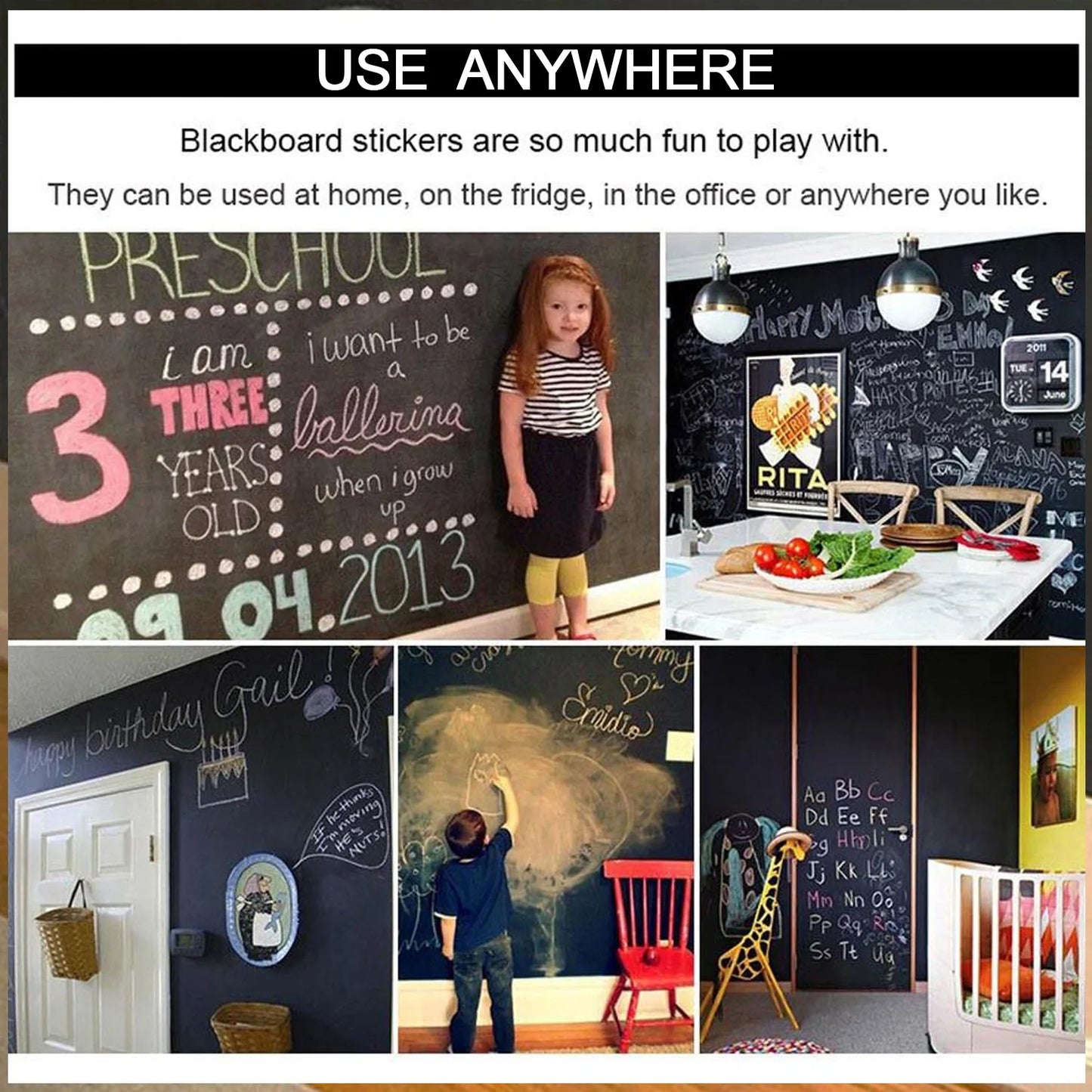 Best blackboard wall sticker - chalkboards | 2025 | fast shipping