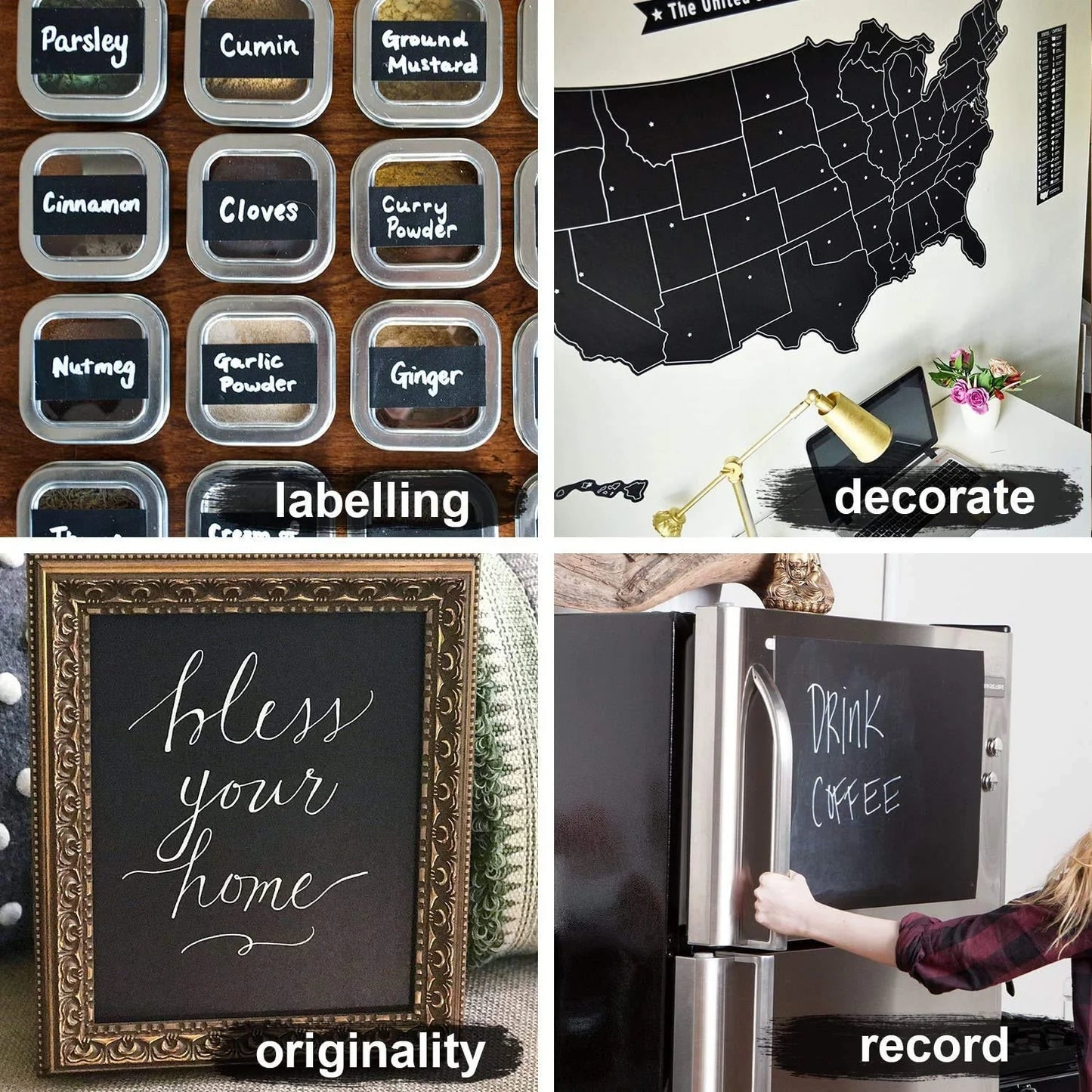 Best blackboard wall sticker - chalkboards | 2025 | fast shipping