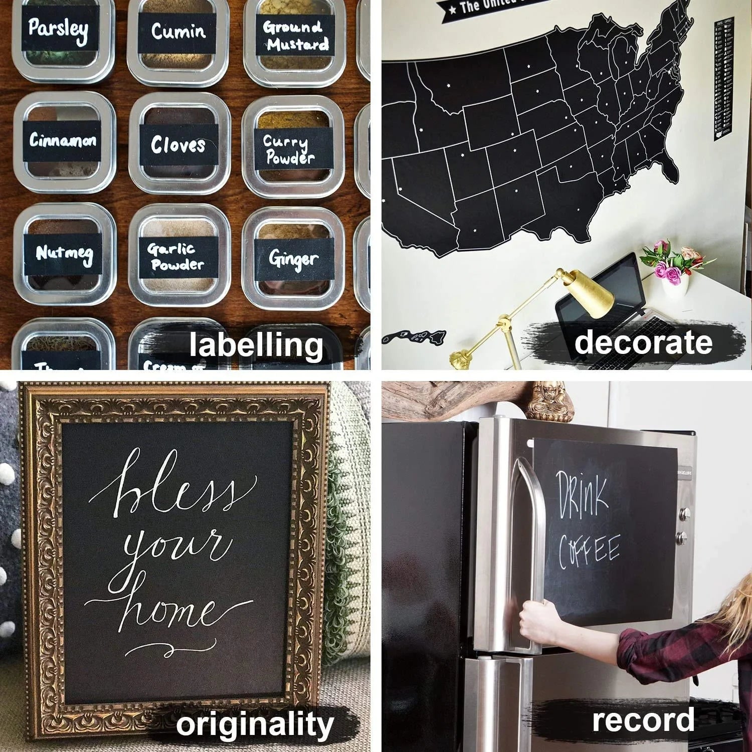 Best blackboard wall sticker - chalkboards | 2025 | fast shipping