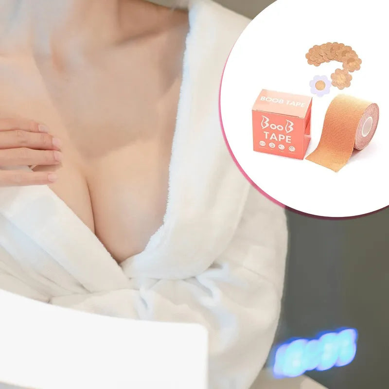 Best boob tape with 10 pairs nipple cover - breast petals & concealers | 2025 | fast shipping