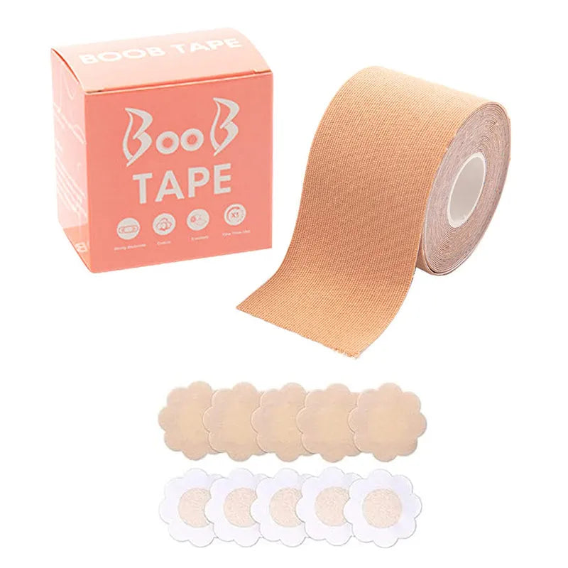 Best boob tape with 10 pairs nipple cover - breast petals & concealers | 2025 | fast shipping