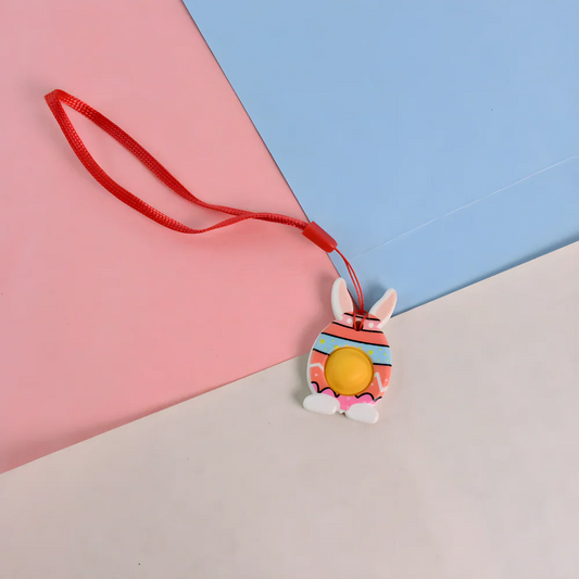 Bunny Fidget Keychain Toy - Toys & Games