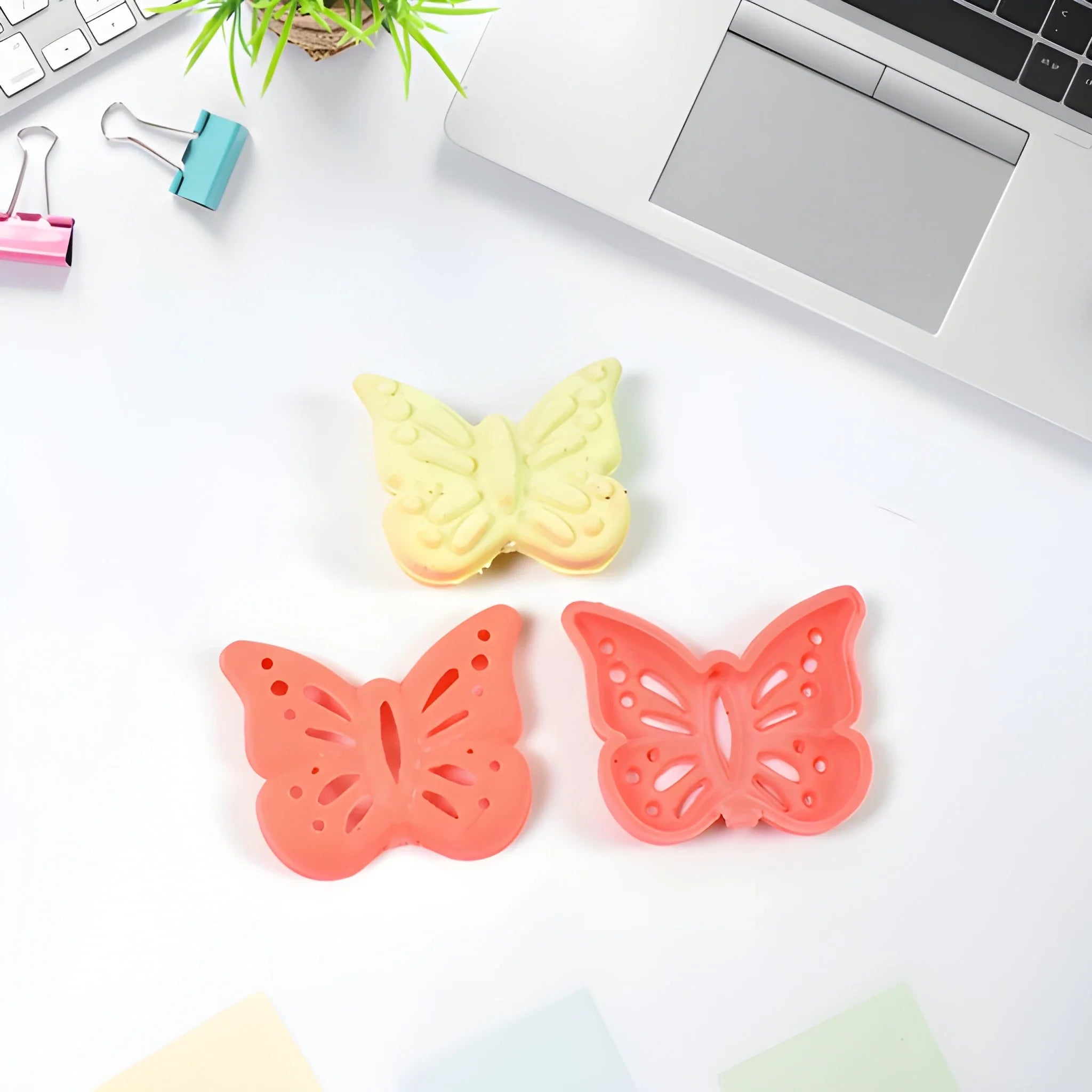 Butterfly-Shaped Fun Erasers - Stationery