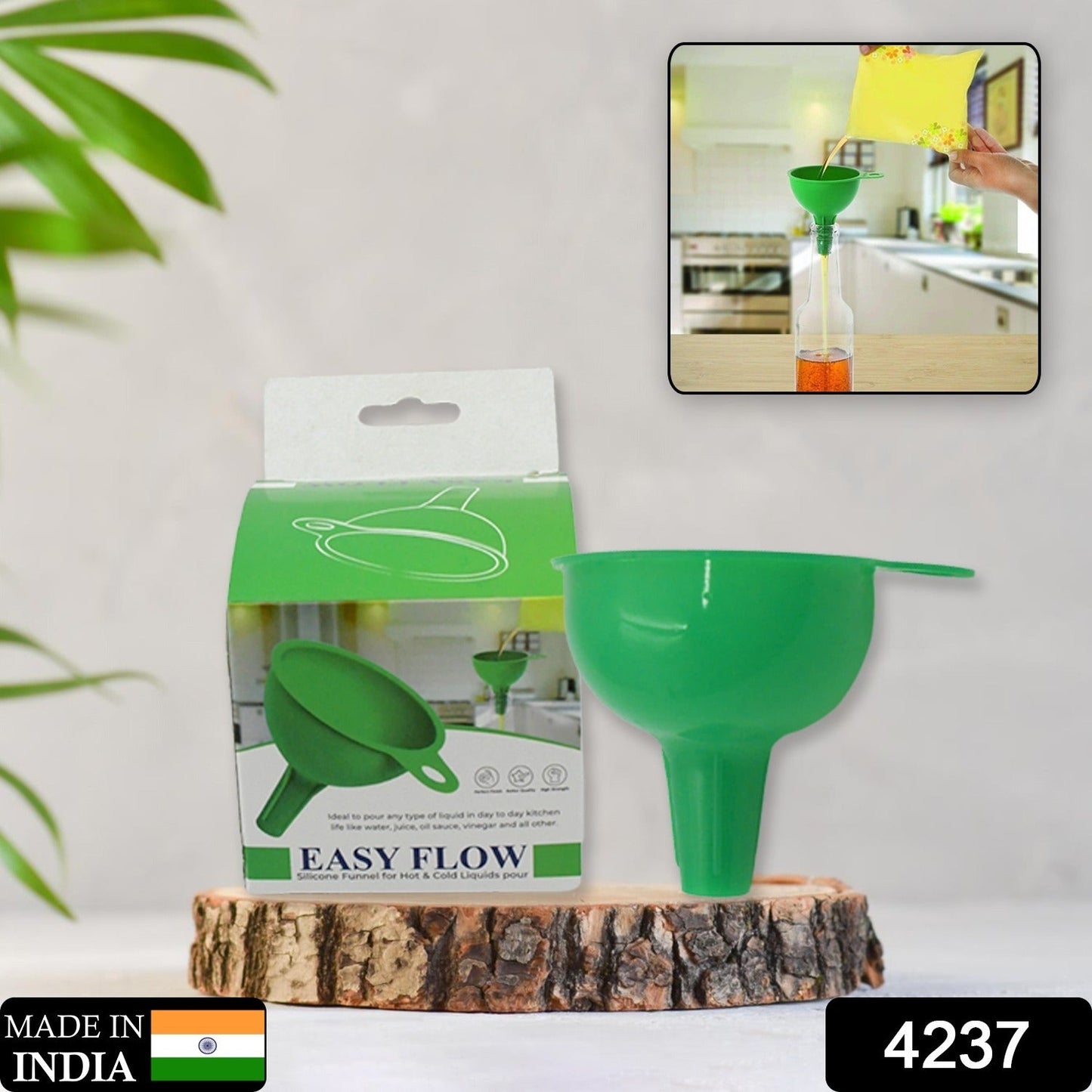 Flexible Silicone Kitchen Funnel