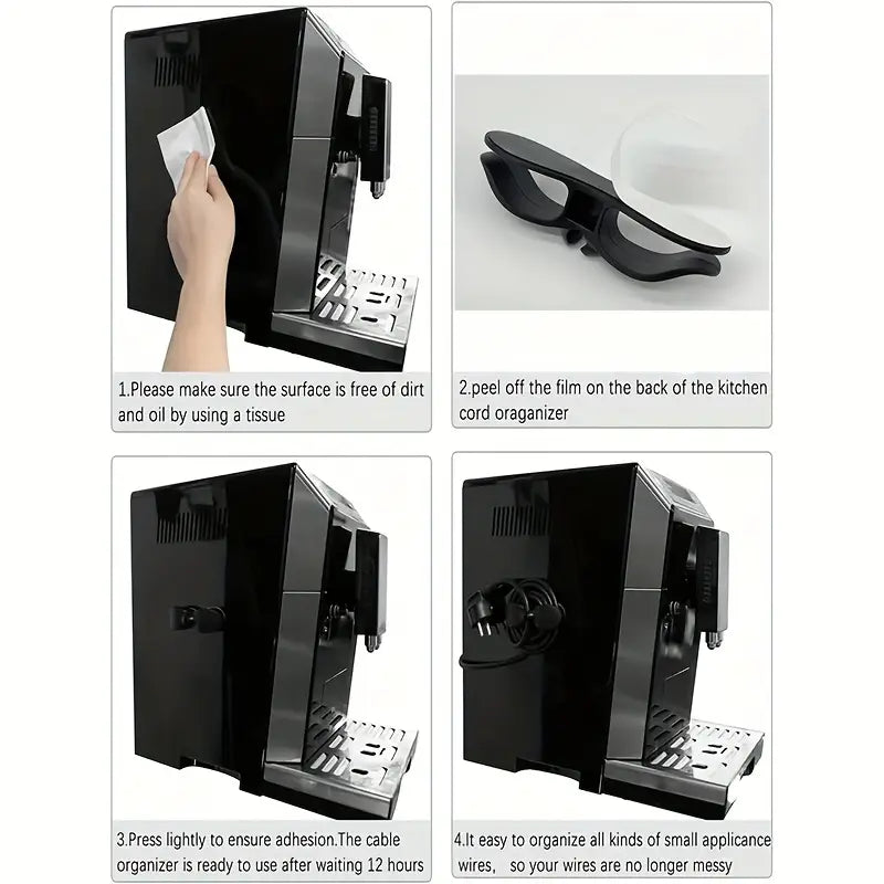 6-pack self-adhesive cable organizers