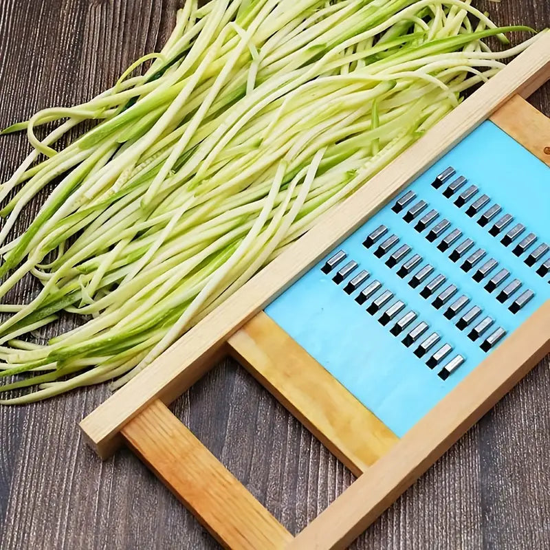 Wooden Cucumber Vegetable Shredder Cutter Grater Slicer - Home & Kitchen
