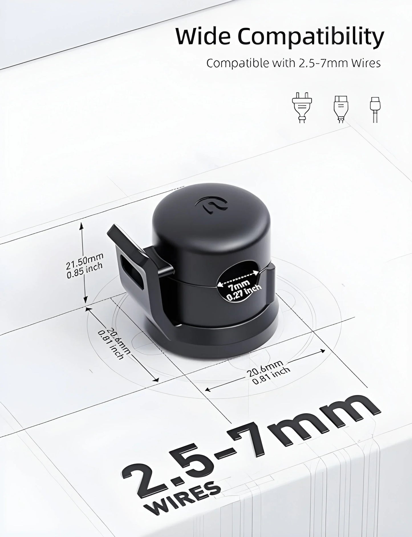 Cable Holder Organizer - Home Improvement