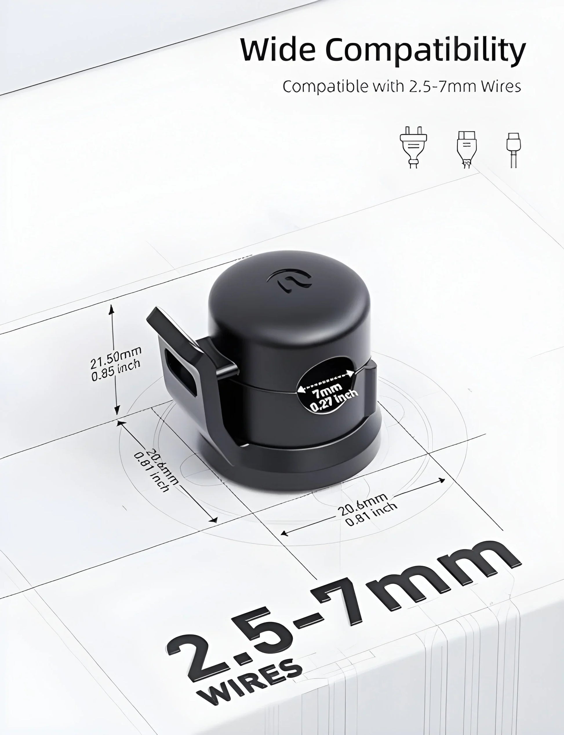 Cable Holder Organizer - Home Improvement