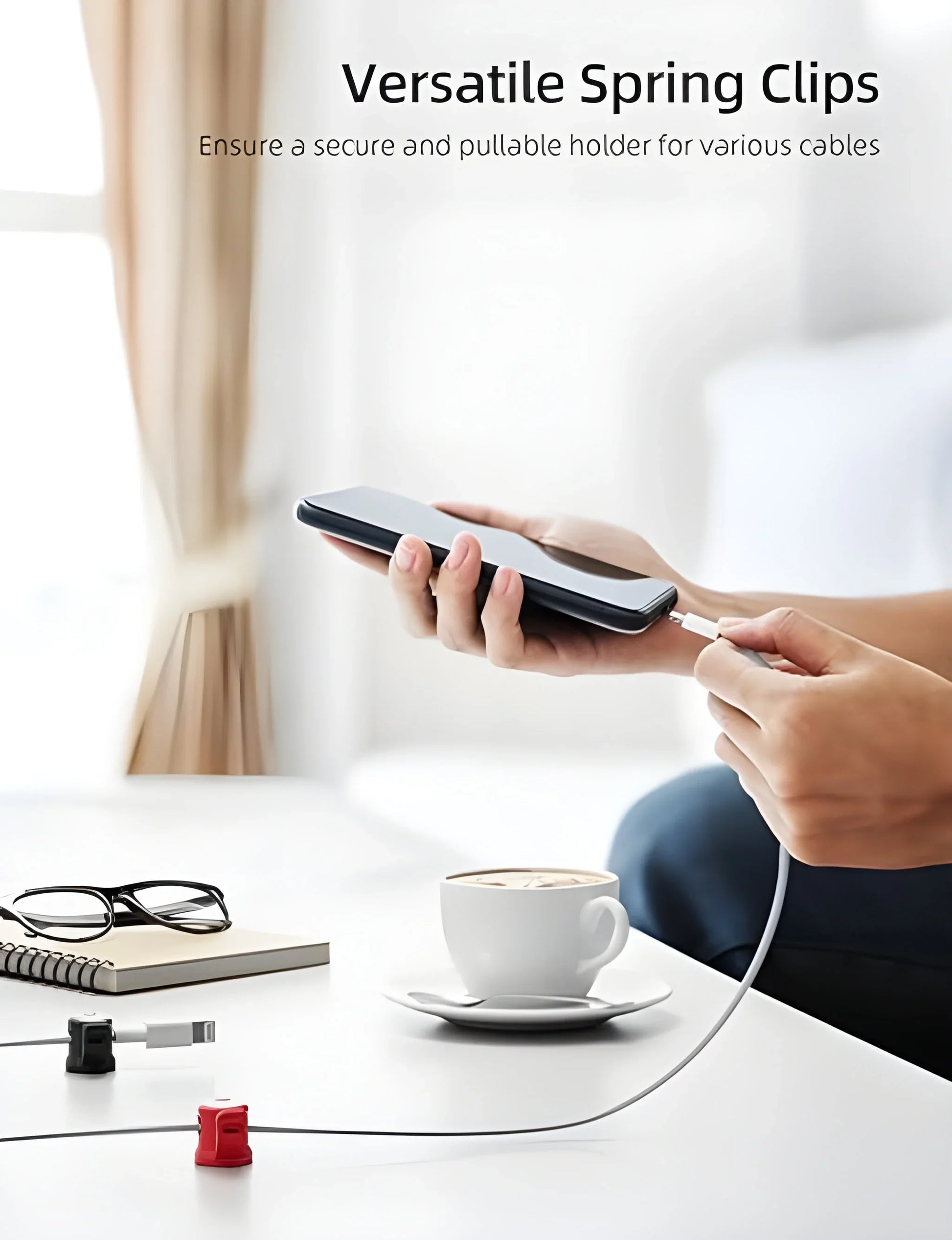 Cable Holder Organizer - Home Improvement