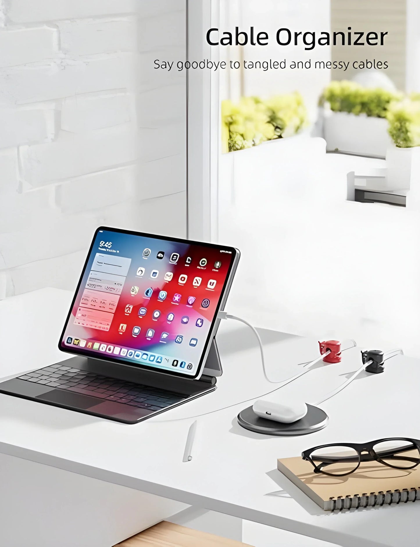 Cable Holder Organizer - Home Improvement