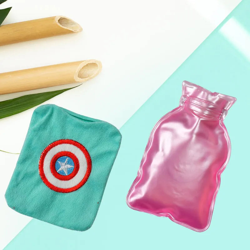 Captain Americas Shield Small Hot Water Bag With Cover - Health Care