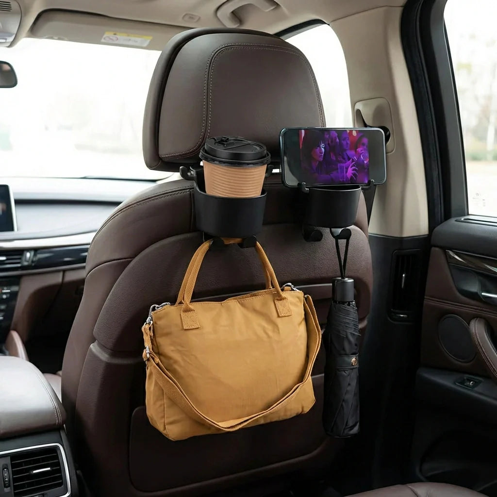 Best car headrest backseat organizer - vehicle hangers & hooks | 2026 | fast shipping
