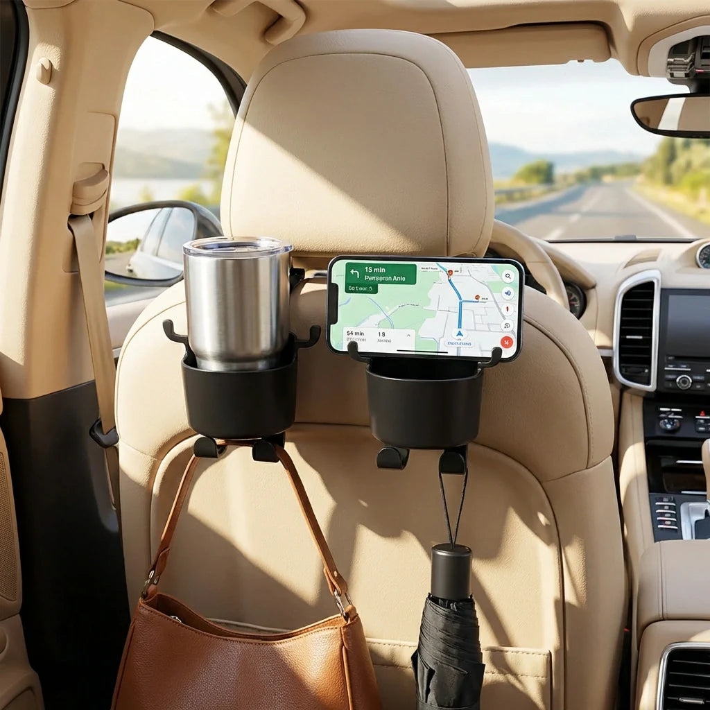 Best car headrest backseat organizer - vehicle hangers & hooks | 2026 | fast shipping