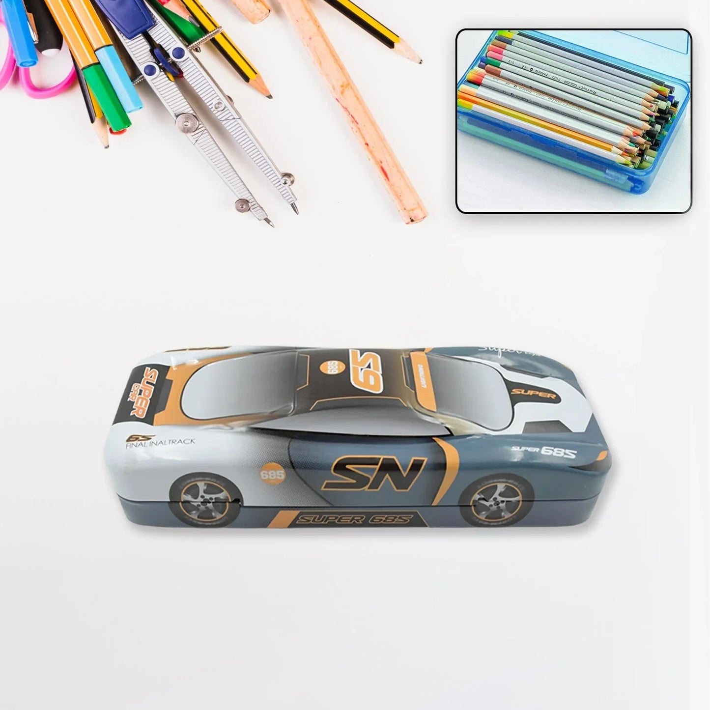 Best car shape metal pencil box - pen & cases | 2025 | fast shipping