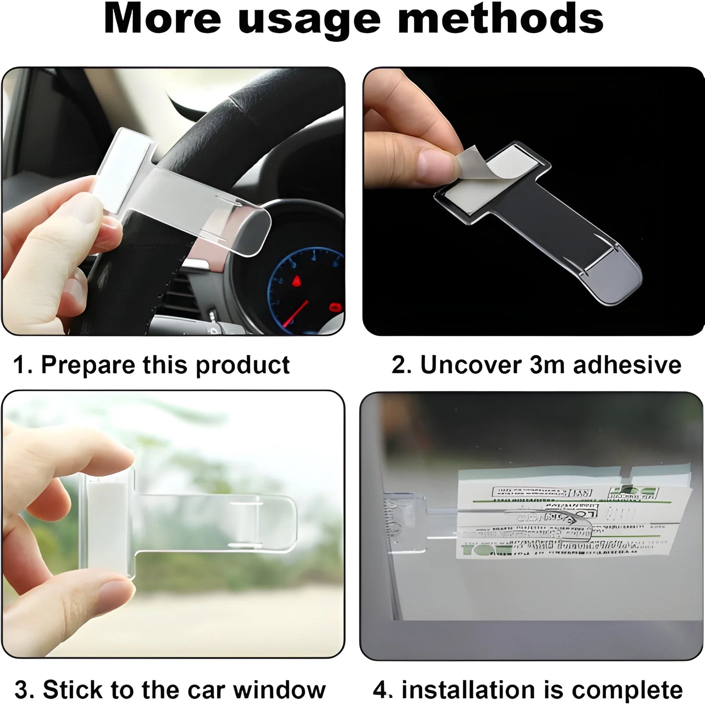 Car Ticket Holder Clip - & Motorbike