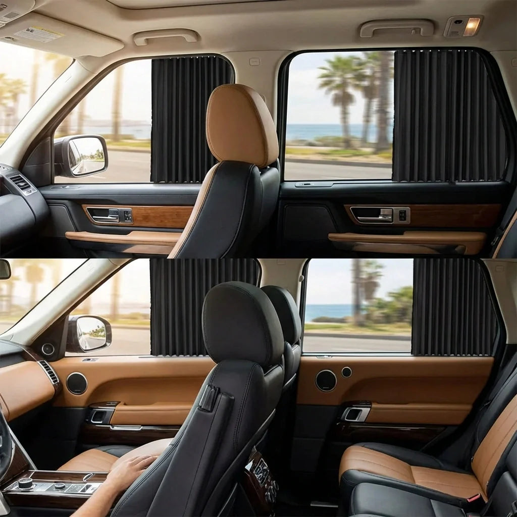 Best car window privacy curtains – 4 pc - sun shades | 2026 | fast shipping