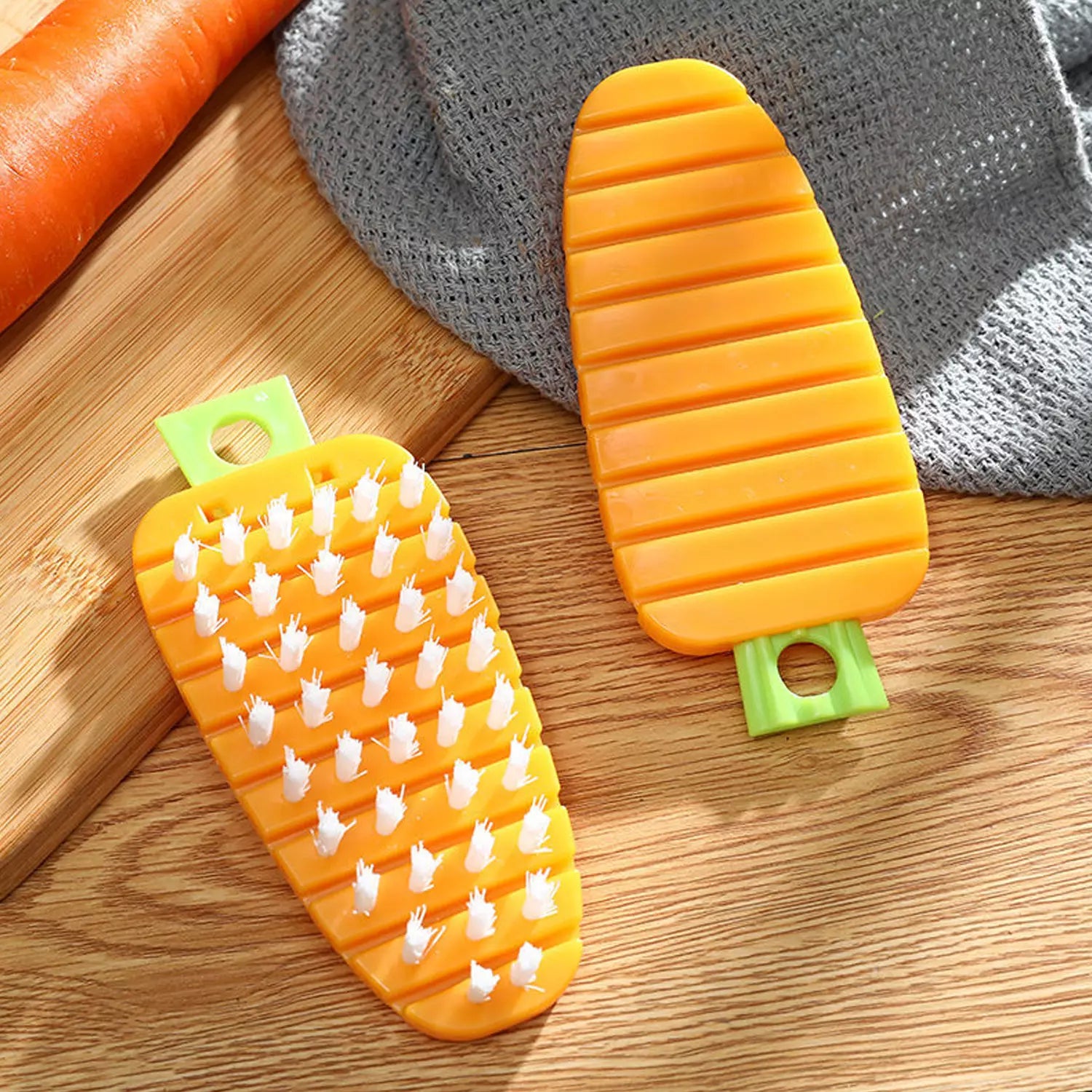 Best carrot-shaped vegetable scrub brush - brushes | 2025 | fast shipping