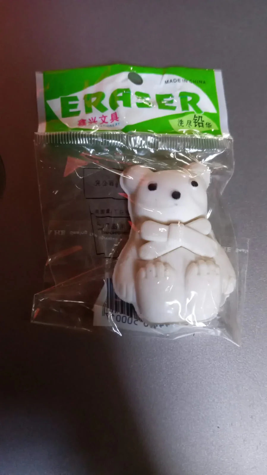 Cartoon Design Cute Eraser (1 Pc) - Office