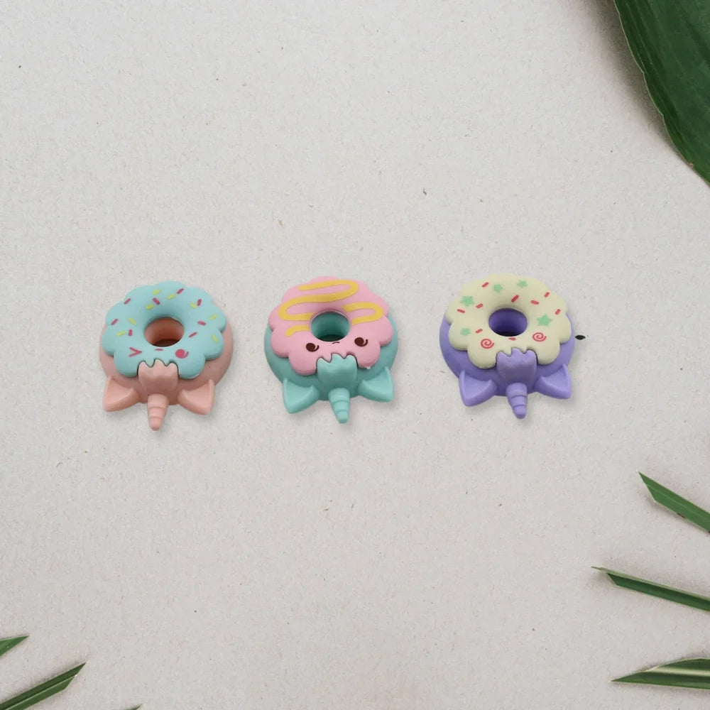 Best cartoon donut eraser set - standard erasers | 2025 | fast shipping
