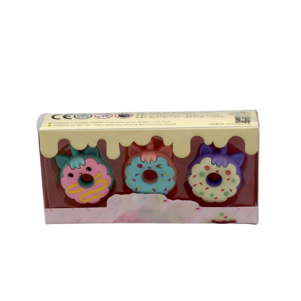 Best cartoon donut eraser set - standard erasers | 2025 | fast shipping