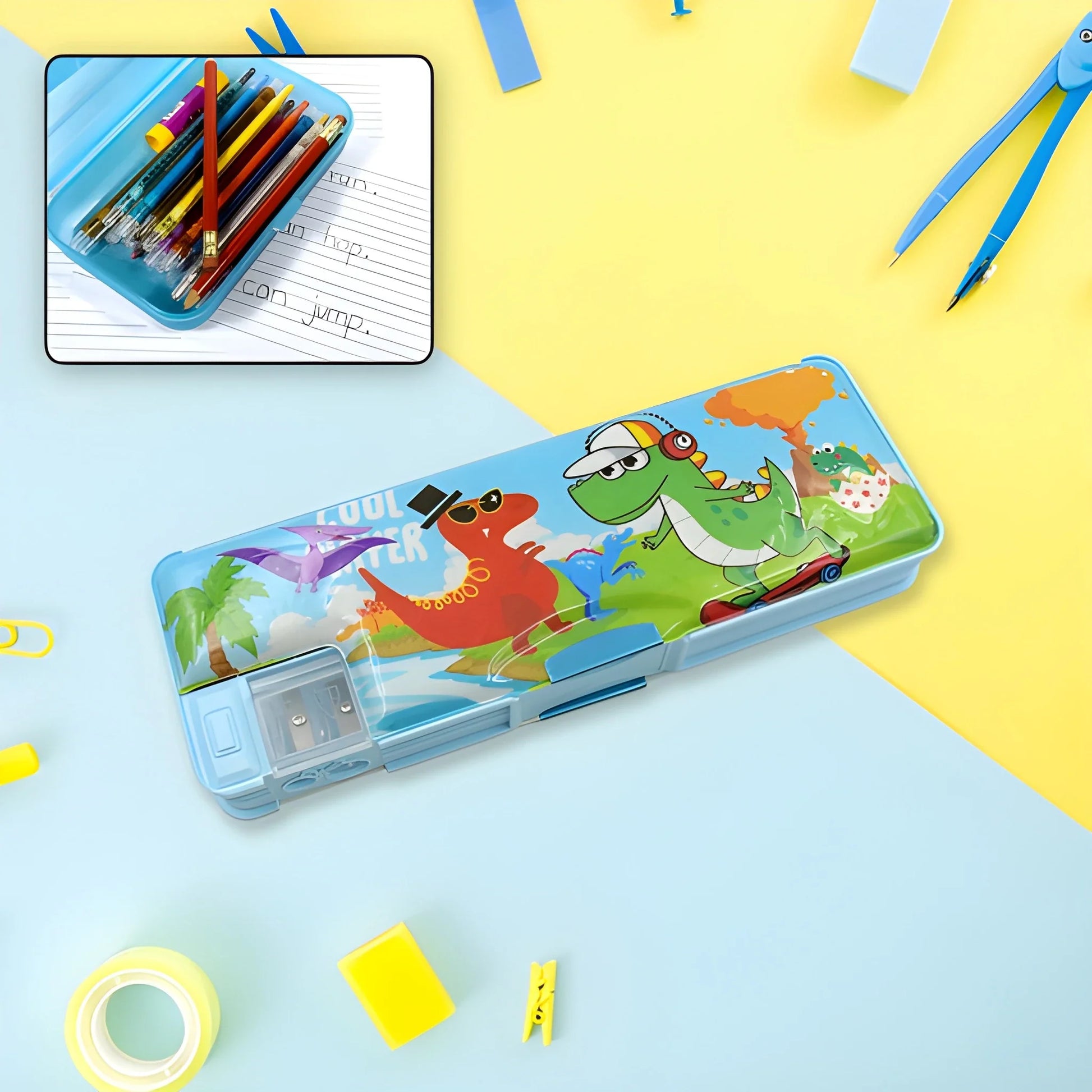 Best cartoon double-deck pencil case - pen & cases | 2025 | fast shipping