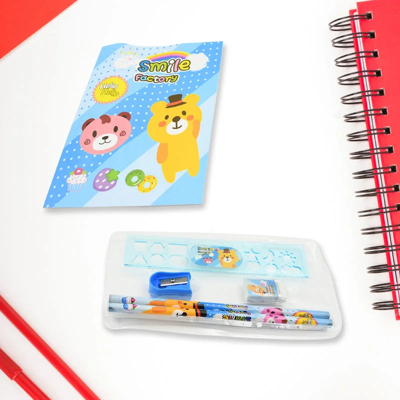 Cartoon Kids Stationery Set - Office