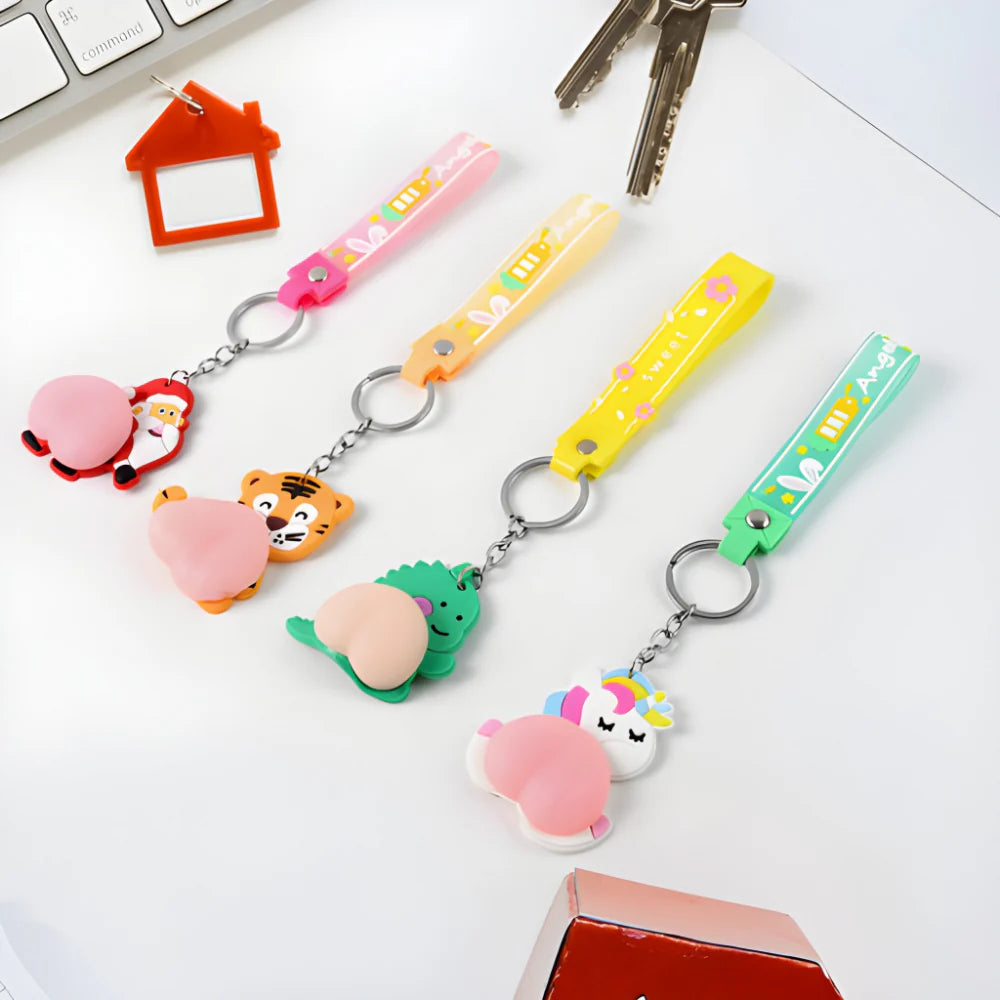 Cartoon Squeeze Keychain - Home Improvement