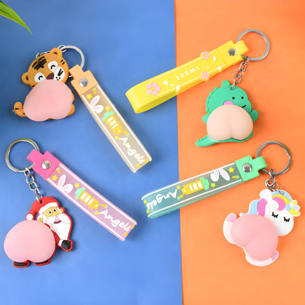 Cartoon Squeeze Keychain - Home Improvement