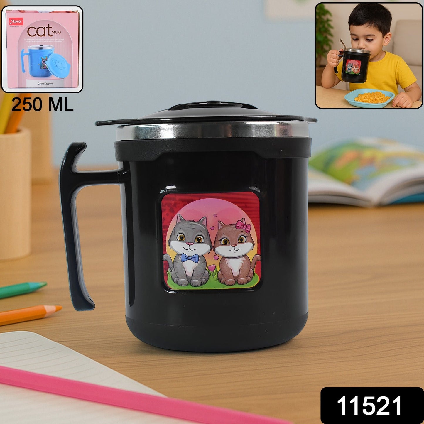 Apex Cat Print Mug  250ml