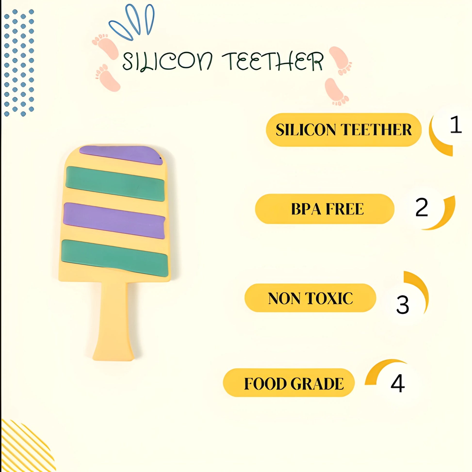 Best silicone baby teether toy - teethers | 2025 | fast shipping