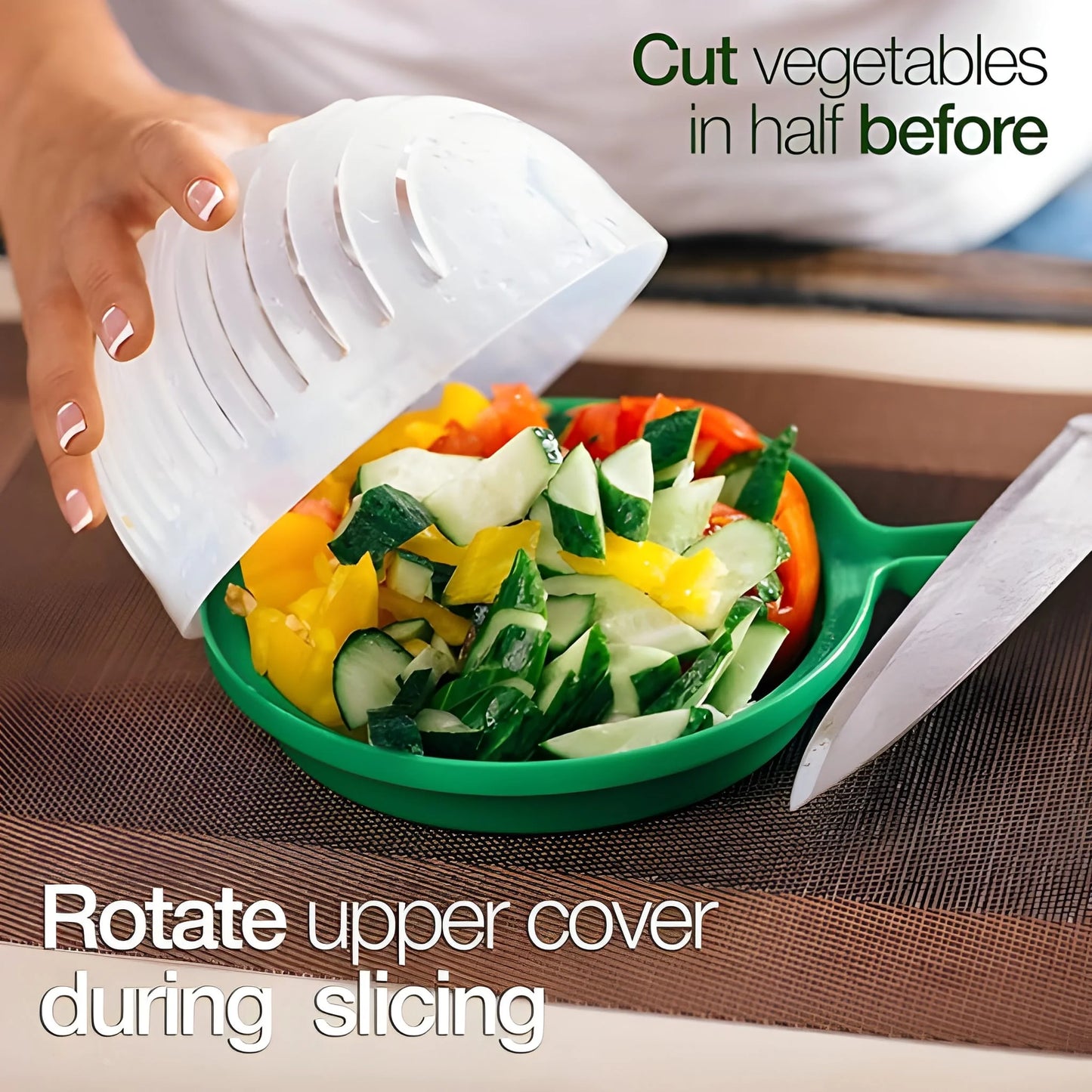 Best plastic 60 seconds salad cutter - home & garden | 2025 | fast shipping