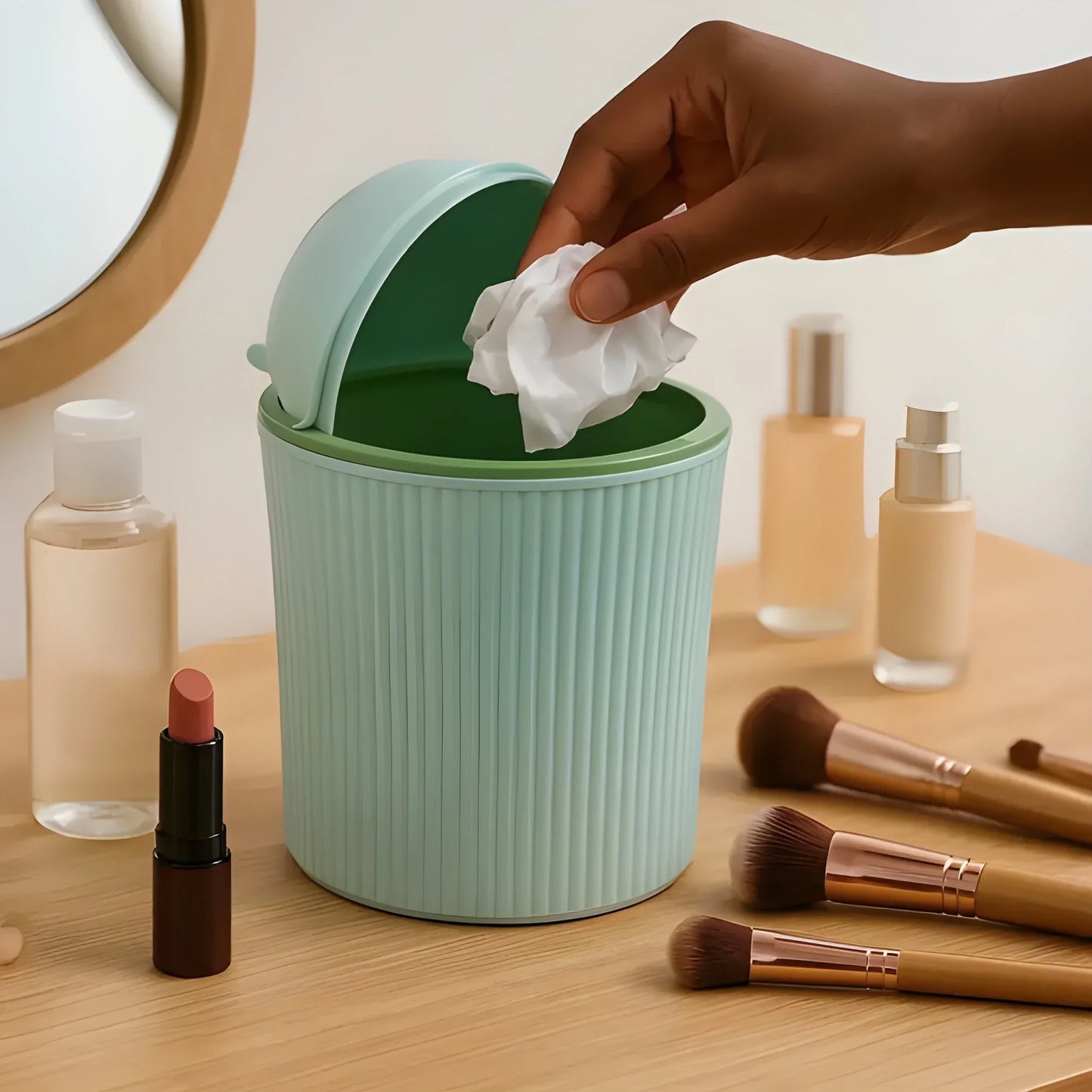 Best chic swing-lid bin - desktop organizers | 2025 | fast shipping