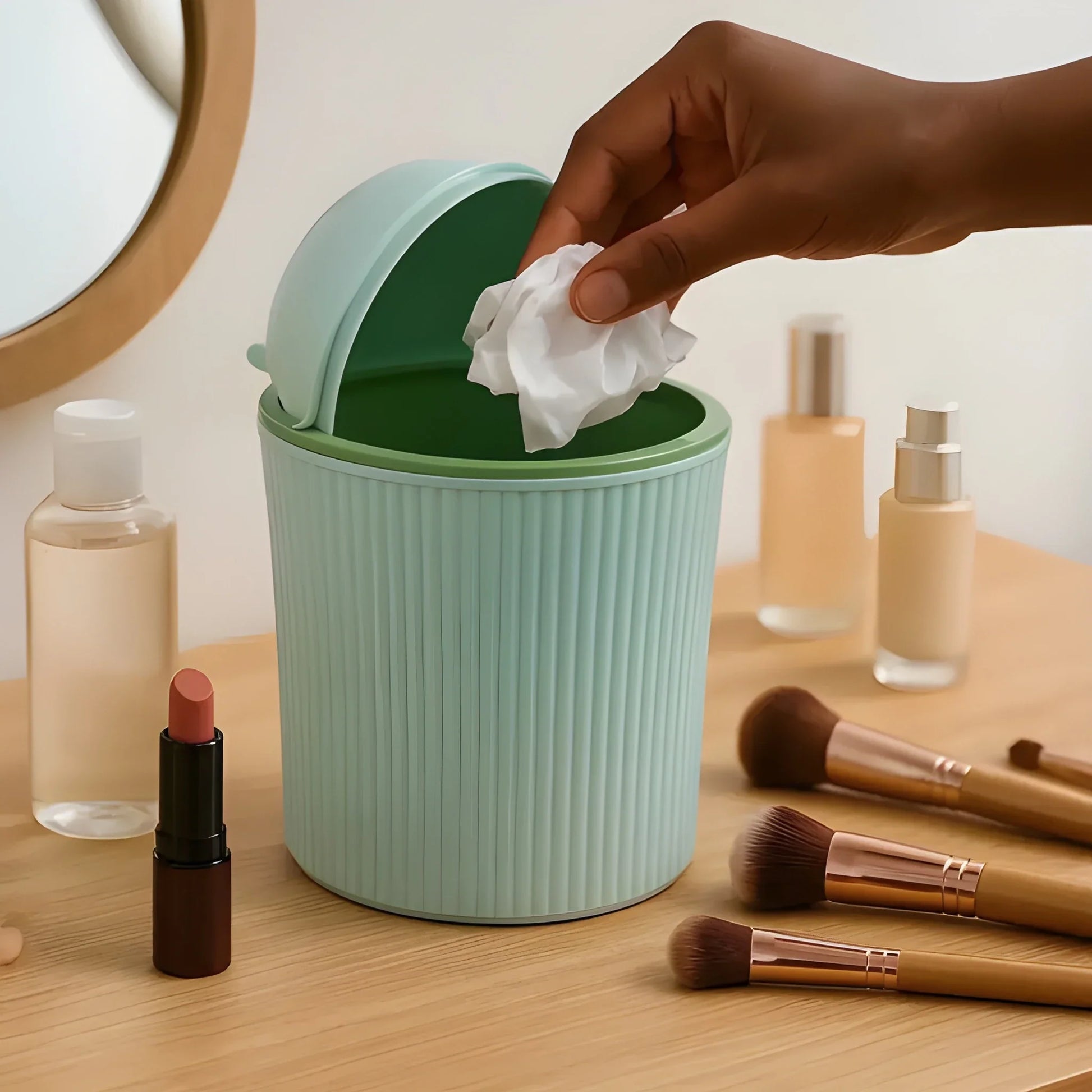 Best chic swing-lid bin - desktop organizers | 2025 | fast shipping