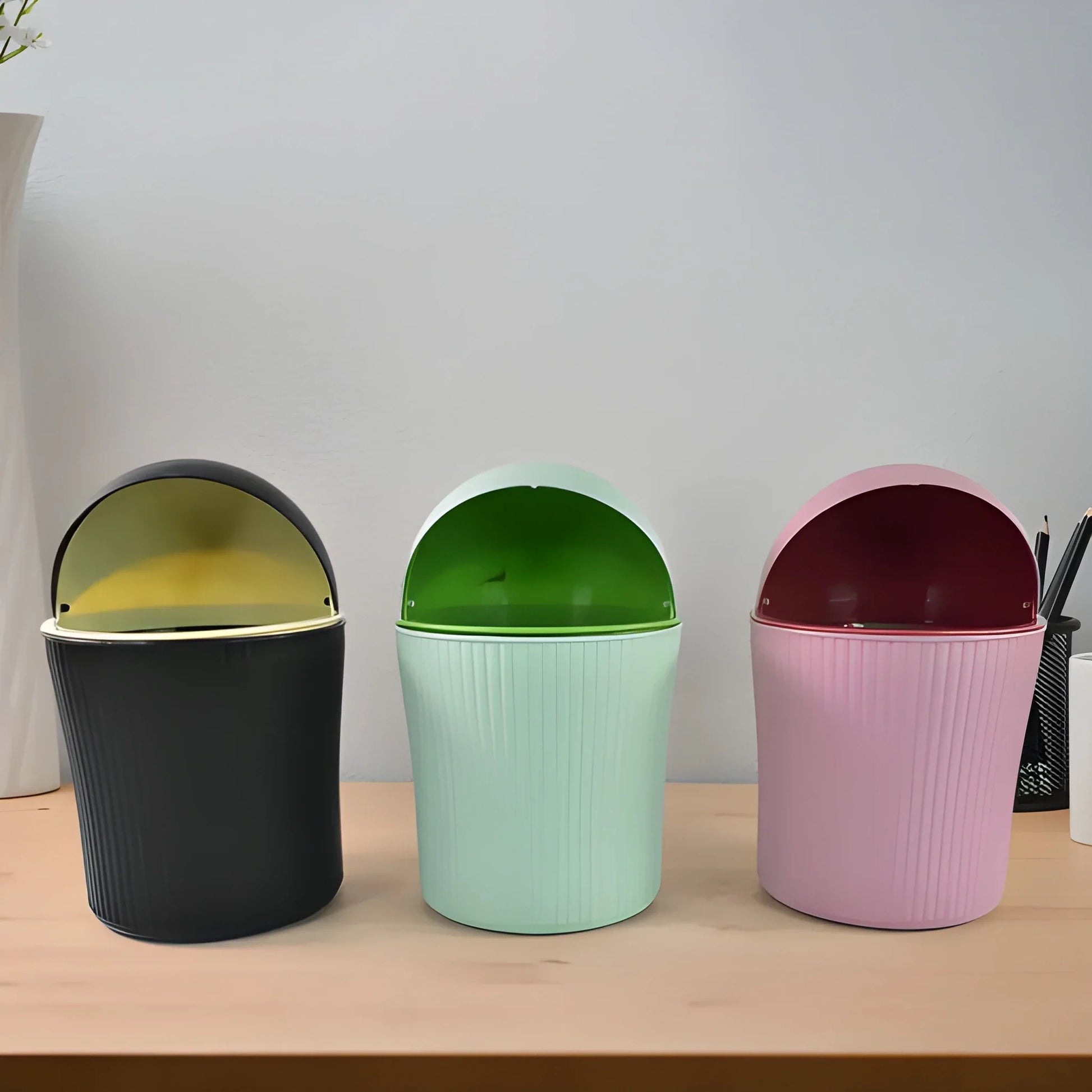 Best chic swing-lid bin - desktop organizers | 2025 | fast shipping