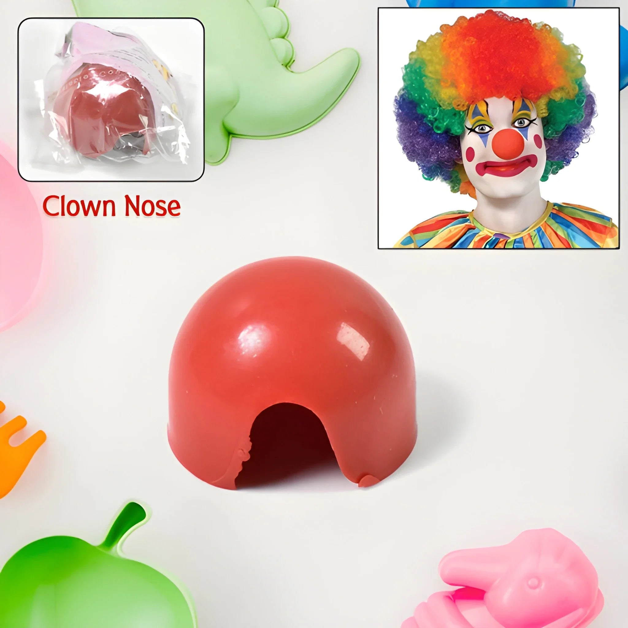 Classic Red Clown Nose - Toys & Games