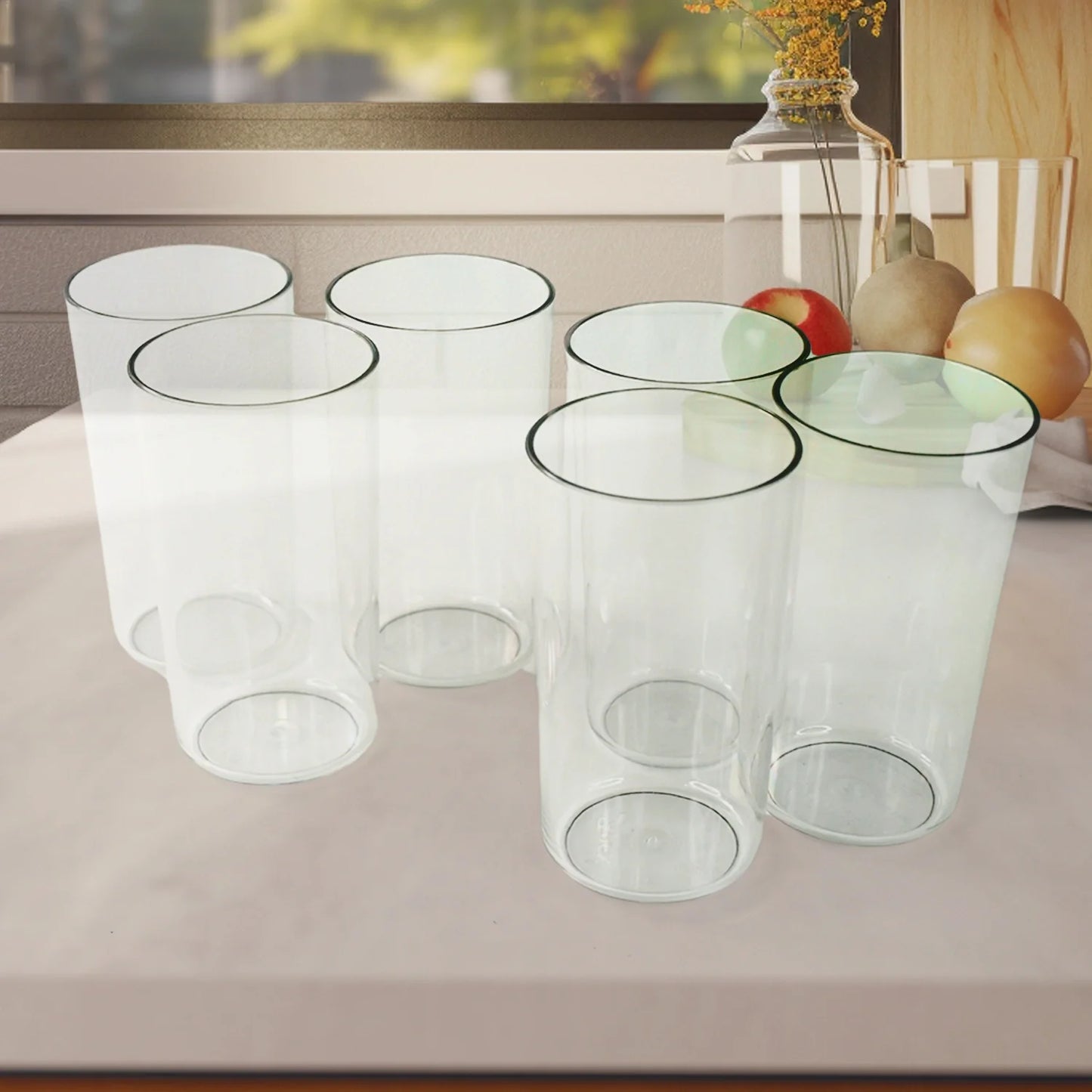 Best clear 6-piece plastic tumbler set - tumblers | 2025 | fast shipping