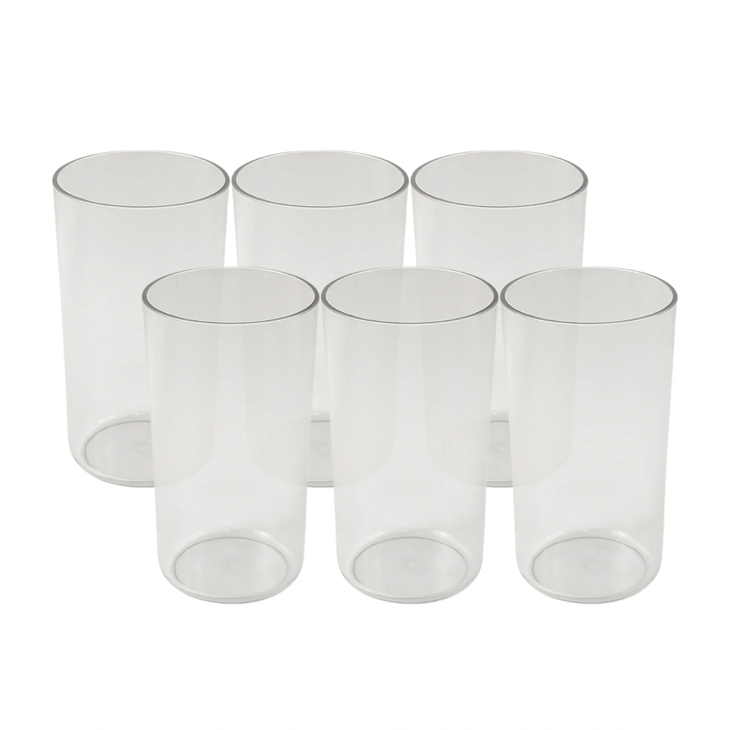 Best clear 6-piece plastic tumbler set - tumblers | 2025 | fast shipping