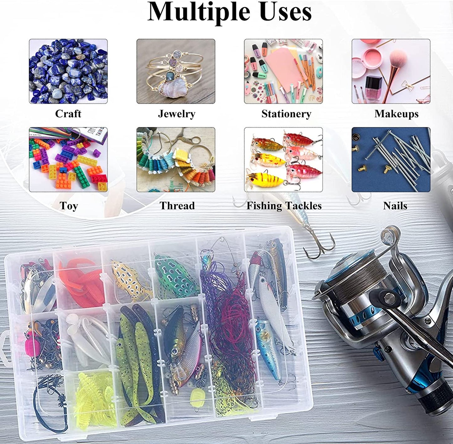 Best clear adjustable organizer box - jewelry boxes | 2025 | fast shipping